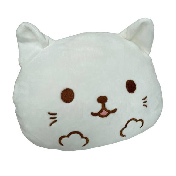 Miniso Life Happy Sushi Cat Plush Stuffed Animal 12” Wide Round Cuddle Pillow - Picture 4 of 6